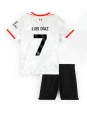 Liverpool Luis Diaz #7 Tredjedraktsett Barn 2024-25 Korte ermer (+ bukser)